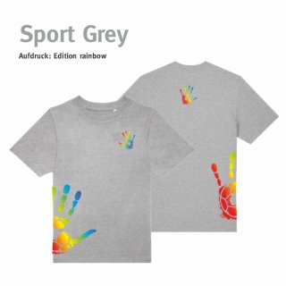 T-Shirt Handball!-Collection Kids sport grey 152/158 rainbow
