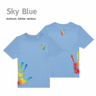 T-Shirt Handball!-Collection Kids sky blue 152/158 rainbow