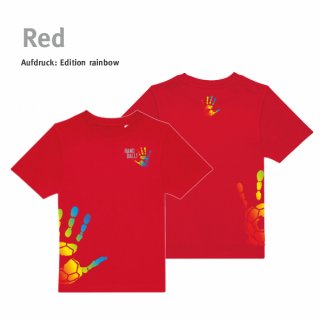 T-Shirt Handball!-Collection Kids red 152/158 rainbow
