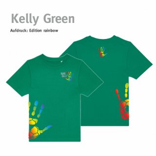 T-Shirt Handball!-Collection Kids kelly green 152/158 rainbow