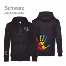Hoodiejacke Handball!-Collection Unisex schwarz XS rainbow