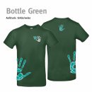 T-Shirt Handball!-Collection Unisex bottle green 2XL...