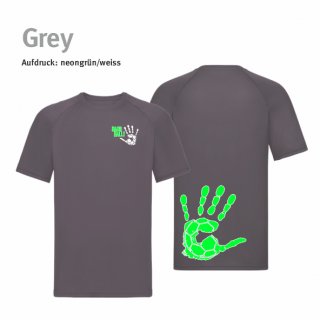 Trikot Handball!-Collection Unisex grey 2XL neongrn/weiss