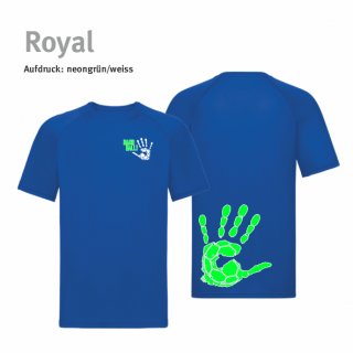 Trikot Handball!-Collection Kids royal 152 (Erw. 2XS, 11-12 Jahre) neongr�n/weiss