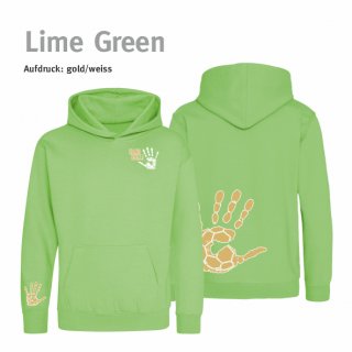 Hoodie Handball!-Collection Minis lime green