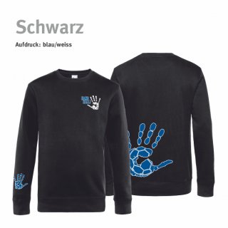 Sweater Handball!-Collection Minis schwarz 98/104 blau/weiss
