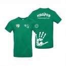 HSG09 Basic T-Shirt Kids kelly green/wei 152/158 ohne...