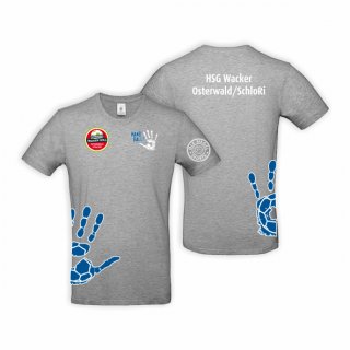 HSG WOS Minis HB T-Shirt sport grey/blau