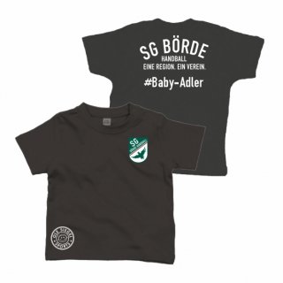 SG Brde #Baby-Adler Baby T-Shirt black 0-3 Monate (53/60cm) ohne Zusatzaufdruck
