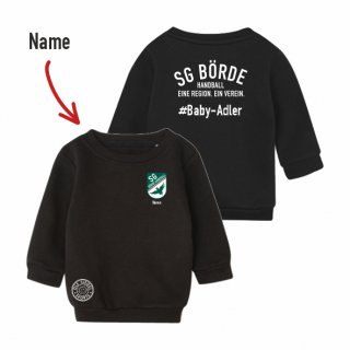SG Brde #Baby-Adler Baby Sweater black 6-12 Monate (66/76cm) inkl. Name