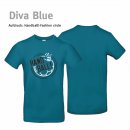T-Shirt Handball!-Fashion circle Unisex XS Diva Blue