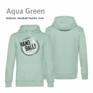 Hoodie Handball!-Fashion circle Unisex M Aqua Green