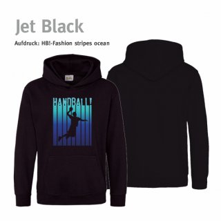 Handball!-Fashion stripes Hoodie Kids jet black