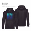Handball!-Fashion stripes Hoodie Unisex black S ocean