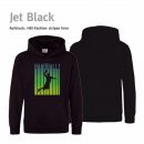 Handball!-Fashion stripes Hoodie  Kids jet black 12/13...