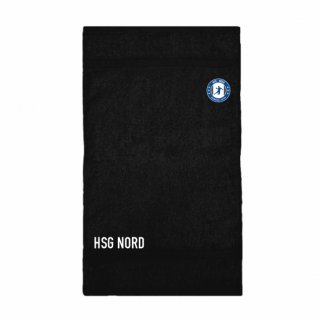 HSG Nord Basic Handtuch schwarz 100x180cm