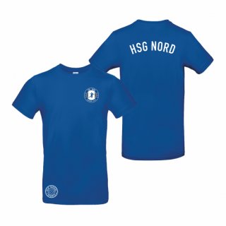 HSG Nord Basic T-Shirt Unisex royal blau XL ohne Zusatzaufdruck