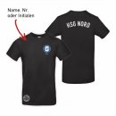 HSG Nord Basic T-Shirt Unisex schwarz XL inkl. Name oder...