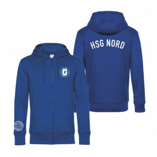HSG Nord Basic Hoodie-Jacke Unisex royal blue XL ohne Zusatzaufdruck