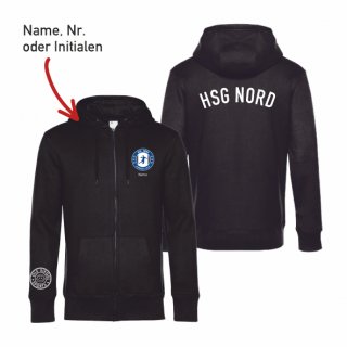 HSG Nord Basic Hoodie-Jacke Lady black 3XL inkl. Name oder Initialen oder Nr.