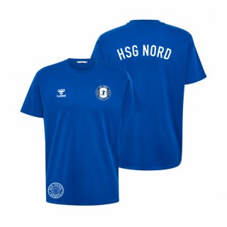 HSG Nord HMLGO 2.0 Cotton T-Shirt S/S Unisex true blue