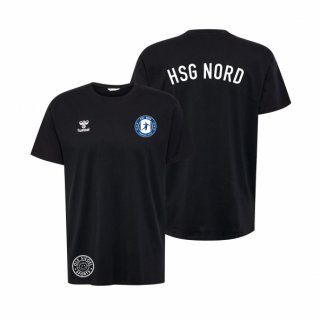 HSG Nord HMLGO 2.0 Cotton T-Shirt S/S Lady black XS ohne Zusatzaufdruck