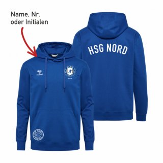 HSG Nord HMLGO 2.0 Cotton Hoodie Kids true blue 164 inkl. Name oder Initialen oder Nr.