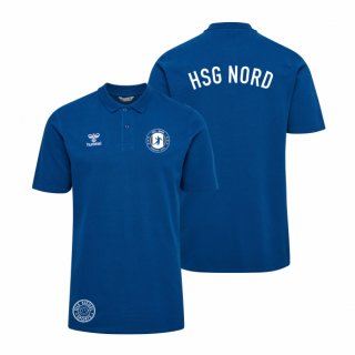 HSG Nord HMLGO 2.0 Cotton Polo Lady true blue XS ohne Zusatzaufdruck