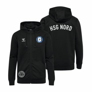 HSG Nord HMLGO 2.0 Cotton Zip Hoodie Kids black 116 ohne Zusatzaufdruck