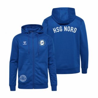 HSG Nord HMLGO 2.0 Cotton Zip Hoodie Unisex true blue