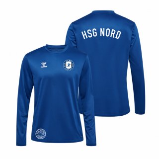 HSG Nord hmlESSENTIAL Poly Sweatshirt Kids true blue 104 ohne Zusatzaufdruck