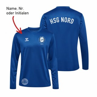 HSG Nord hmlESSENTIAL Poly Sweatshirt Kids true blue 164 inkl. Name oder Initialen oder Nr.