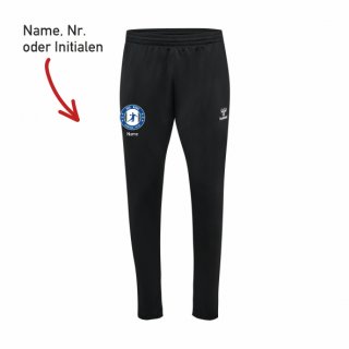 HSG Nord hmlESSENTIAL Poly Training Pants Kids black mit Vereinslogo 164 inkl. Name oder Initialen oder Nr.