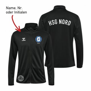 HSG Nord hmlESSENTIAL Poly Track Jacket Unisex black L inkl. Name oder Initialen oder Nr.