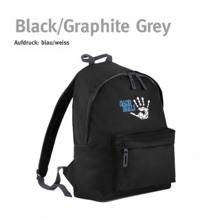 Rucksack Handball!-Collection black/graphite grey blau/weiss