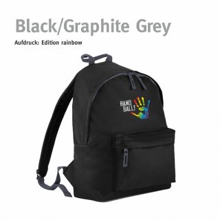 Rucksack Handball!-Collection black/graphite grey rainbow