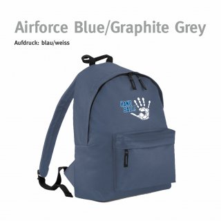 Rucksack Handball!-Collection airforce blue/graphite grey blau/weiss