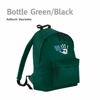 Rucksack Handball!-Collection bottle green/black blau/weiss