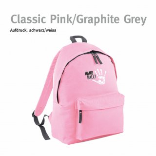 Rucksack Handball!-Collection classic pink/graphite grey