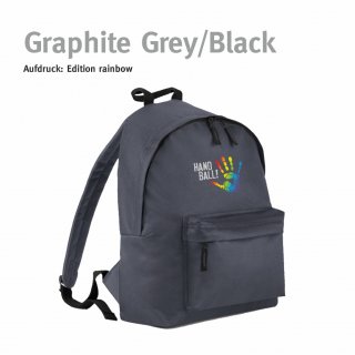 Rucksack Handball!-Collection graphite grey/black