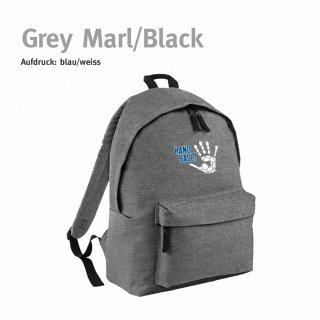 Rucksack Handball!-Collection grey marl/black blau/weiss