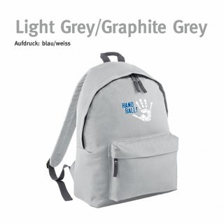 Rucksack Handball!-Collection light grey/graphite grey blau/weiss