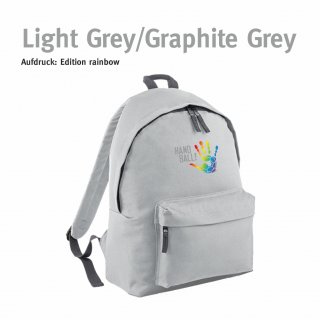 Rucksack Handball!-Collection light grey/graphite grey rainbow