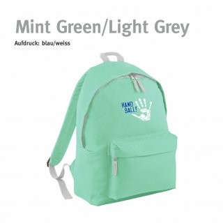 Rucksack Handball!-Collection mint green/light grey blau/weiss