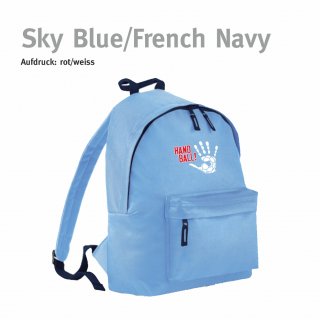 Rucksack Handball!-Collection sky blue/french navy