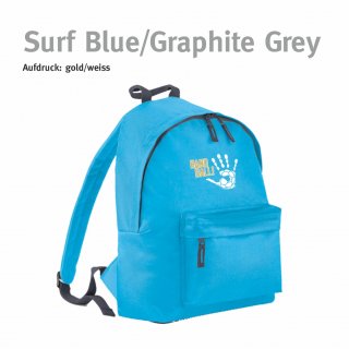 Rucksack Handball!-Collection surf blue/graphite grey