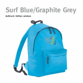 Rucksack Handball!-Collection surf blue/graphite grey rainbow