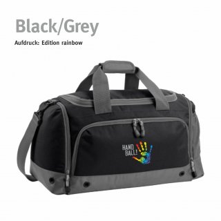 Sporttasche Handball!-Collection black/grey rainbow