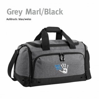 Sporttasche Handball!-Collection grey marl/black blau/weiss