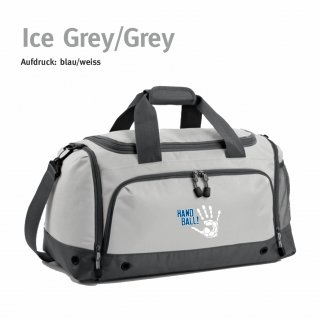 Sporttasche Handball!-Collection ice grey/grey blau/weiss